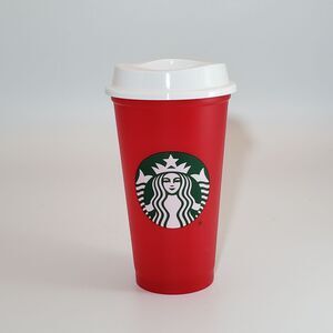 🌻3 for $18 Red Starbucks Reusable Color Changing Hot Cup